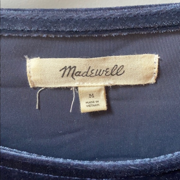 Madewell Flowy Velvet Blouse - Picture 2 of 3